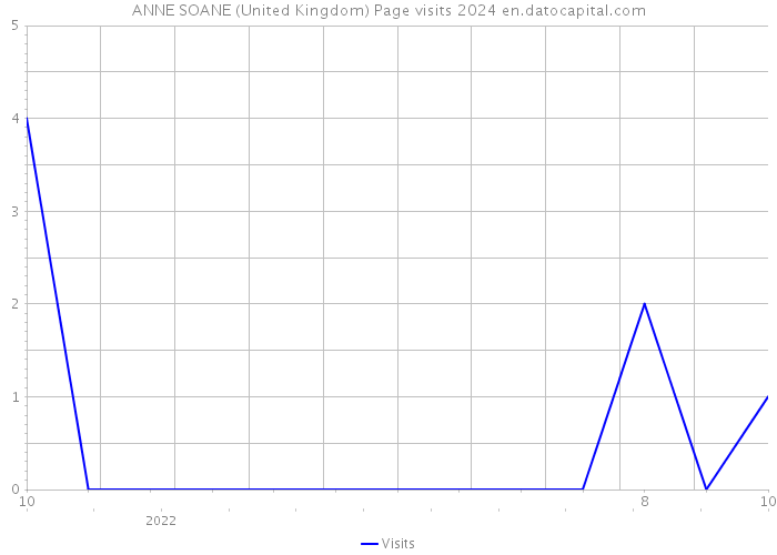 ANNE SOANE (United Kingdom) Page visits 2024 
