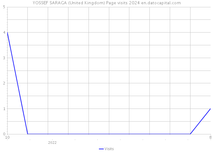 YOSSEF SARAGA (United Kingdom) Page visits 2024 