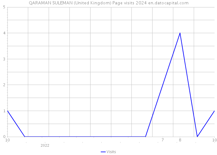QARAMAN SULEMAN (United Kingdom) Page visits 2024 
