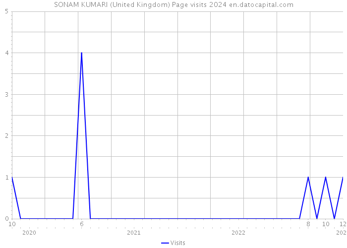SONAM KUMARI (United Kingdom) Page visits 2024 