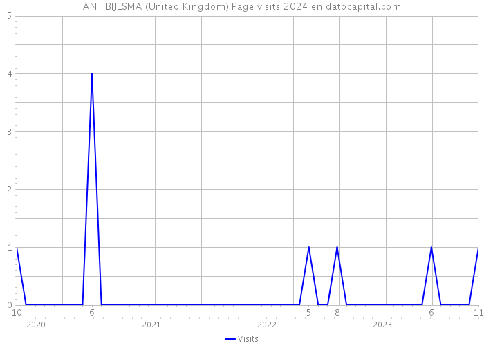 ANT BIJLSMA (United Kingdom) Page visits 2024 