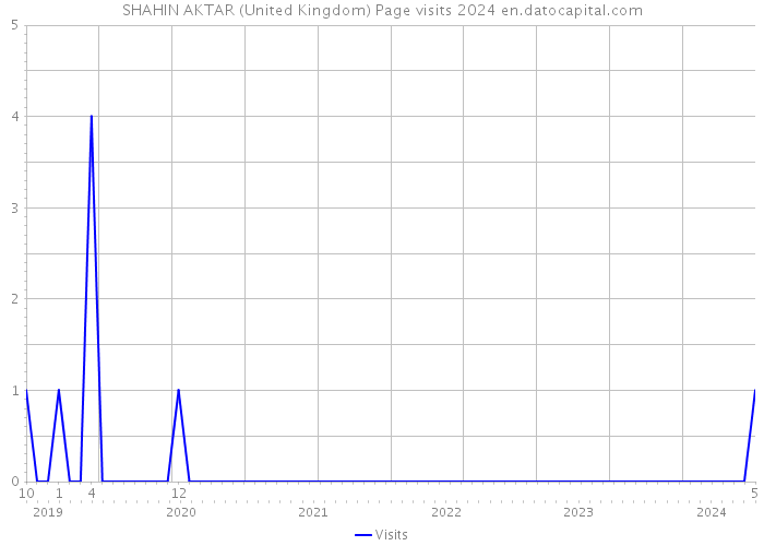 SHAHIN AKTAR (United Kingdom) Page visits 2024 