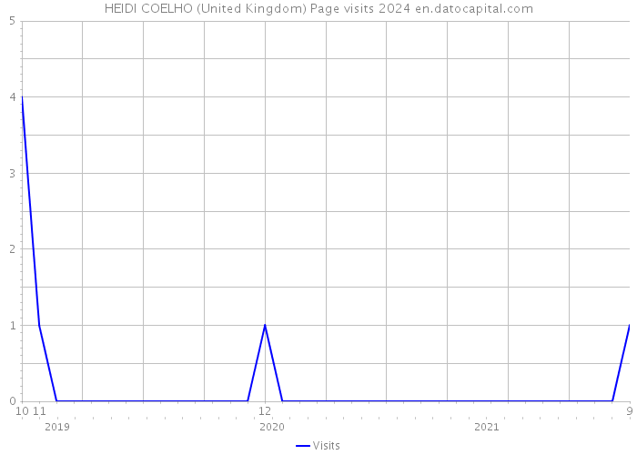 HEIDI COELHO (United Kingdom) Page visits 2024 