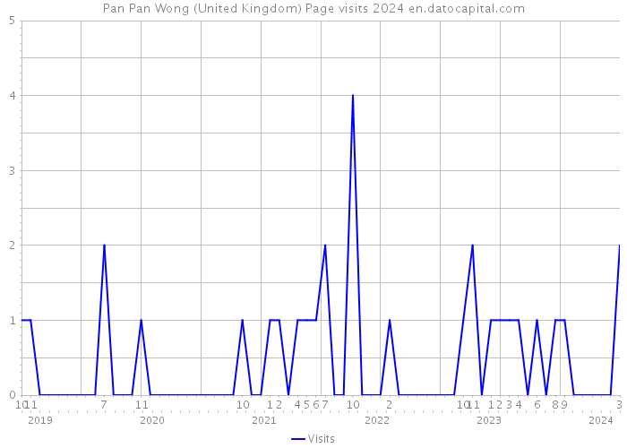 Pan Pan Wong (United Kingdom) Page visits 2024 