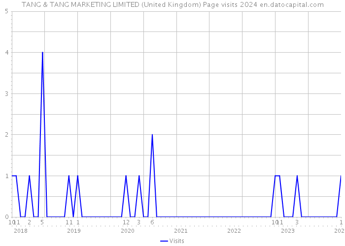 TANG & TANG MARKETING LIMITED (United Kingdom) Page visits 2024 