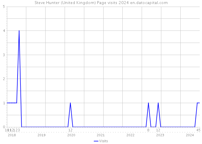 Steve Hunter (United Kingdom) Page visits 2024 