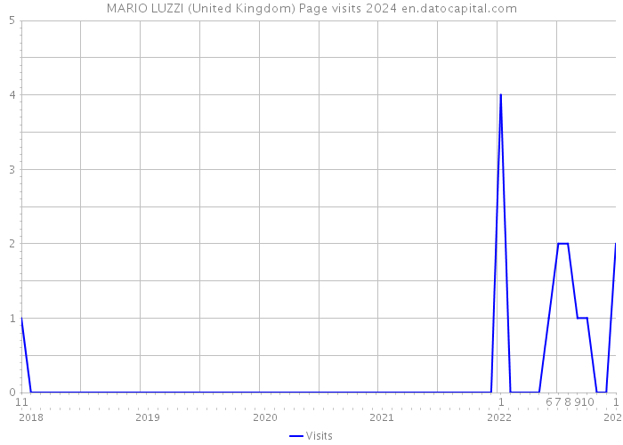 MARIO LUZZI (United Kingdom) Page visits 2024 
