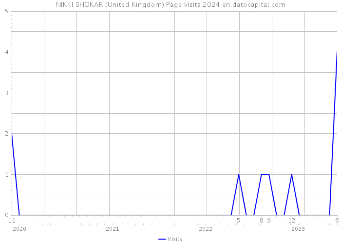 NIKKI SHOKAR (United Kingdom) Page visits 2024 