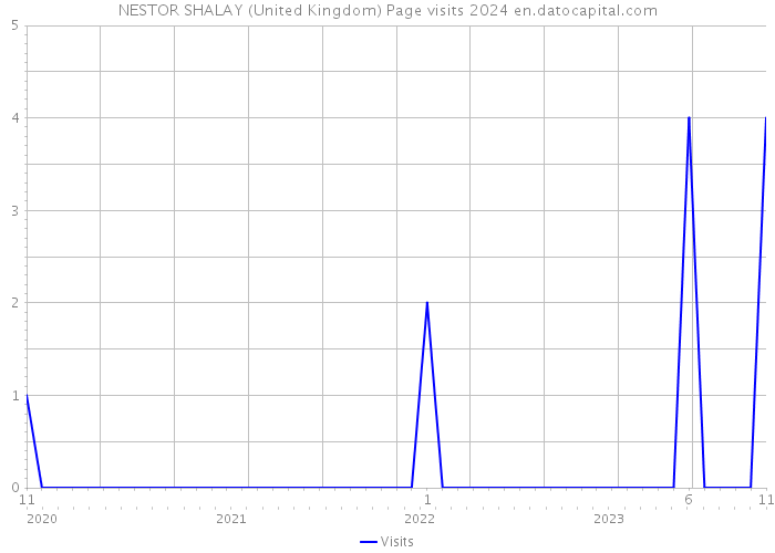 NESTOR SHALAY (United Kingdom) Page visits 2024 