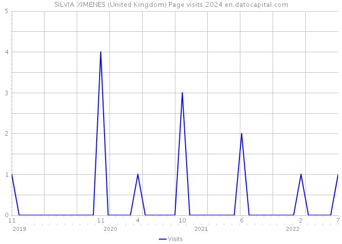 SILVIA XIMENES (United Kingdom) Page visits 2024 