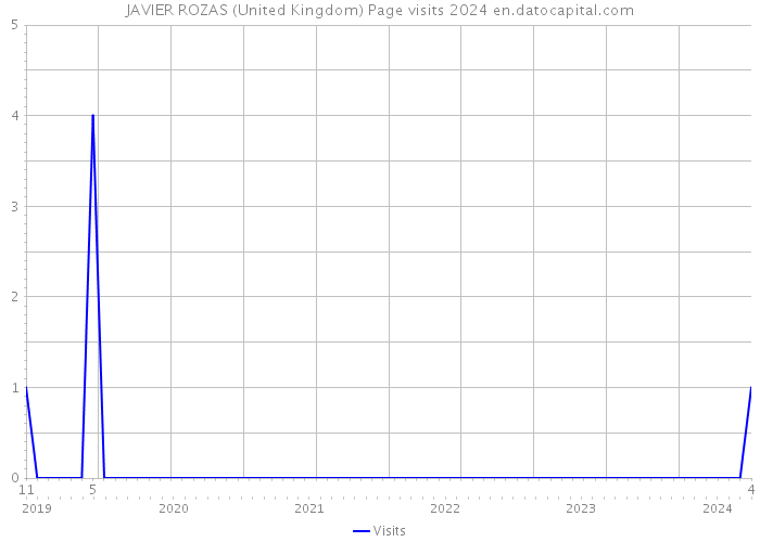 JAVIER ROZAS (United Kingdom) Page visits 2024 