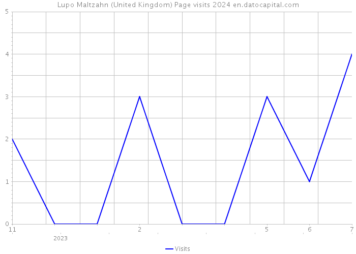 Lupo Maltzahn (United Kingdom) Page visits 2024 