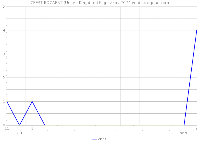 GEERT BOGAERT (United Kingdom) Page visits 2024 