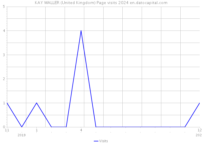 KAY WALLER (United Kingdom) Page visits 2024 