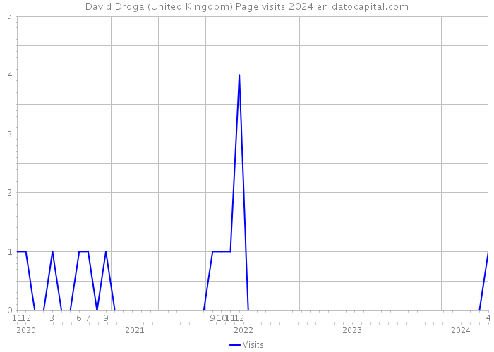 David Droga (United Kingdom) Page visits 2024 