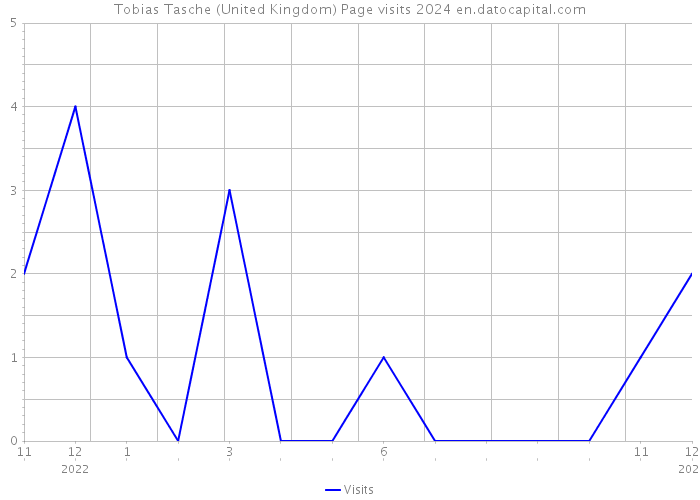Tobias Tasche (United Kingdom) Page visits 2024 