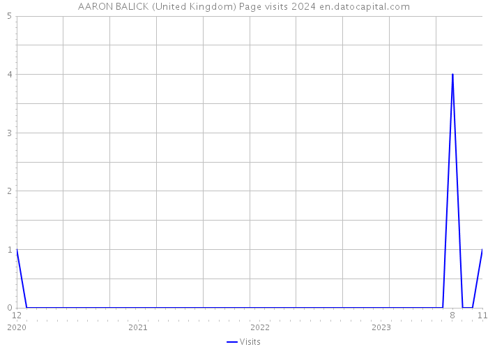 AARON BALICK (United Kingdom) Page visits 2024 
