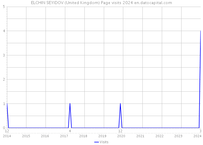 ELCHIN SEYIDOV (United Kingdom) Page visits 2024 
