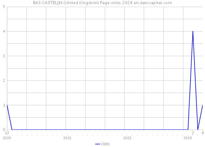 BAS CASTELIJN (United Kingdom) Page visits 2024 