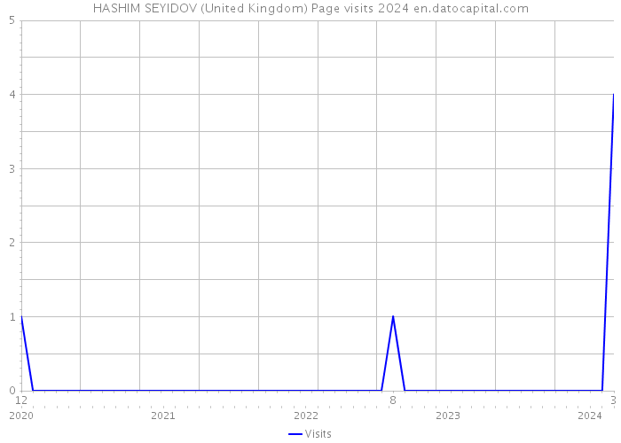 HASHIM SEYIDOV (United Kingdom) Page visits 2024 