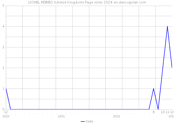 LIONEL REBIBO (United Kingdom) Page visits 2024 