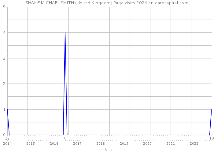 SHANE MICHAEL SMITH (United Kingdom) Page visits 2024 