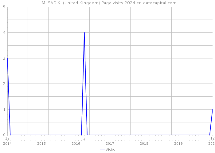 ILMI SADIKI (United Kingdom) Page visits 2024 