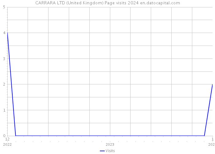CARRARA LTD (United Kingdom) Page visits 2024 
