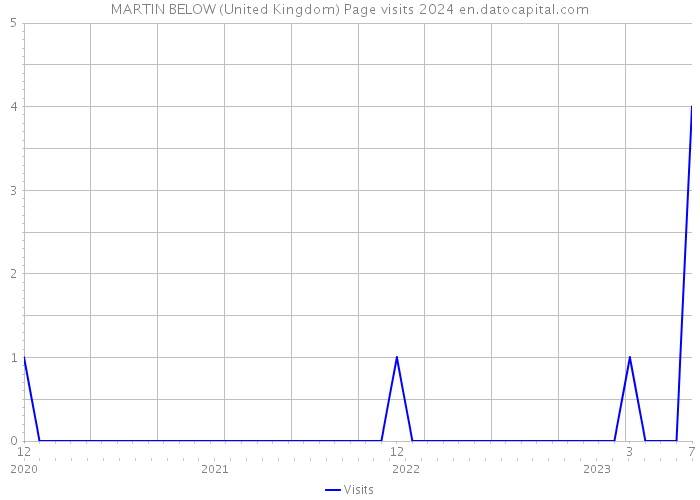 MARTIN BELOW (United Kingdom) Page visits 2024 