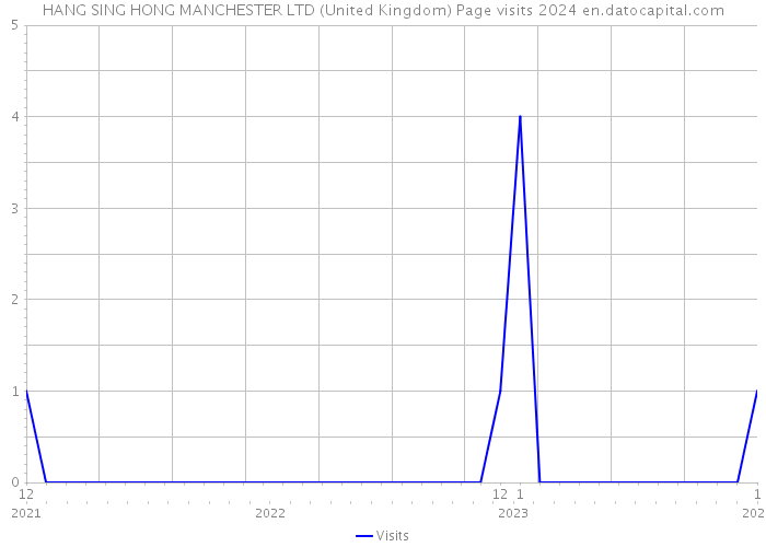 HANG SING HONG MANCHESTER LTD (United Kingdom) Page visits 2024 