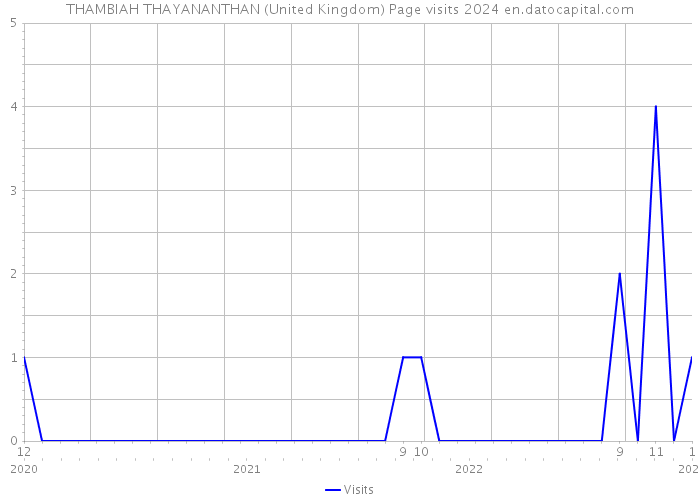THAMBIAH THAYANANTHAN (United Kingdom) Page visits 2024 