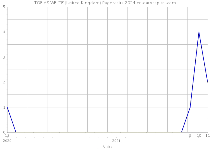 TOBIAS WELTE (United Kingdom) Page visits 2024 