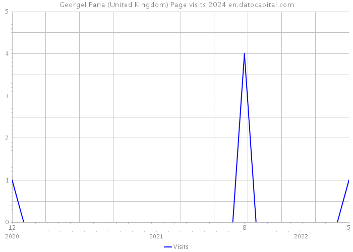 Georgel Pana (United Kingdom) Page visits 2024 