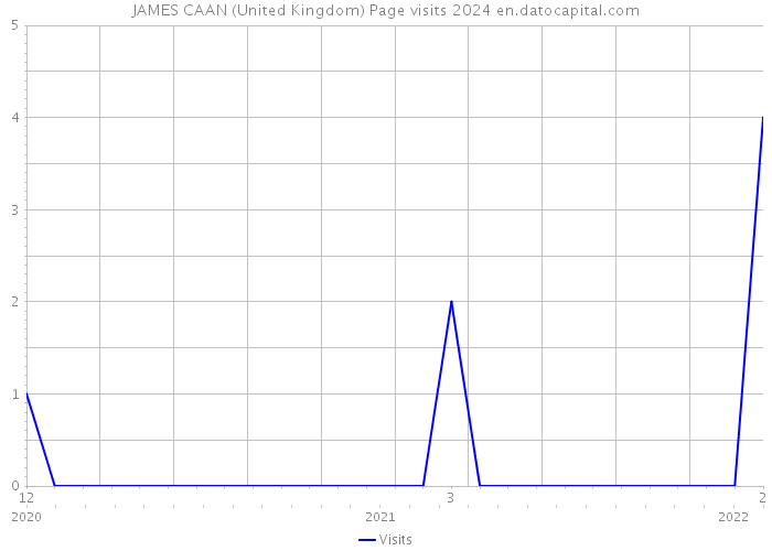 JAMES CAAN (United Kingdom) Page visits 2024 