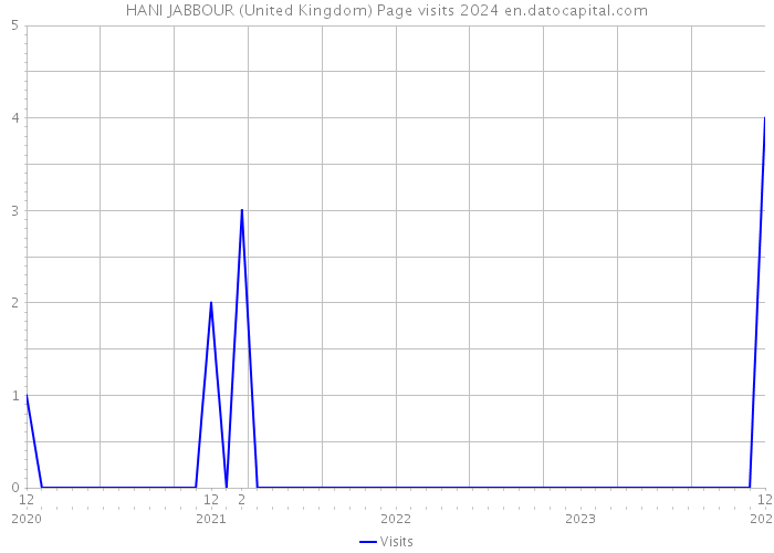 HANI JABBOUR (United Kingdom) Page visits 2024 