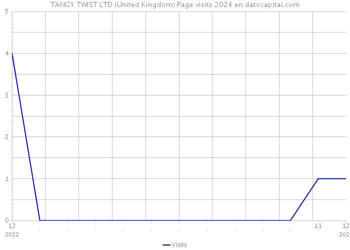 TANGY TWIST LTD (United Kingdom) Page visits 2024 