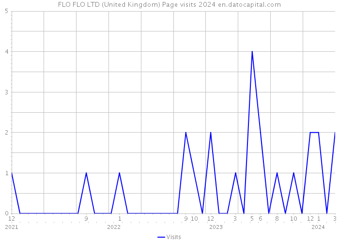 FLO FLO LTD (United Kingdom) Page visits 2024 