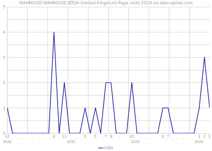 MAHMOOD MAHMOOD JESSA (United Kingdom) Page visits 2024 