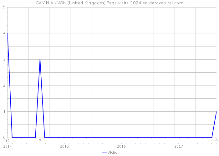 GAVIN ANNON (United Kingdom) Page visits 2024 