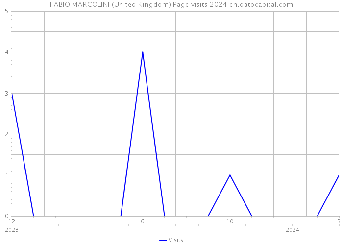 FABIO MARCOLINI (United Kingdom) Page visits 2024 