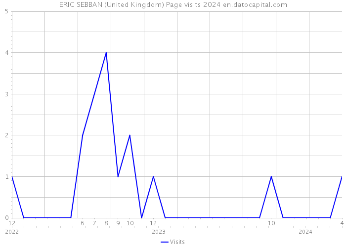 ERIC SEBBAN (United Kingdom) Page visits 2024 