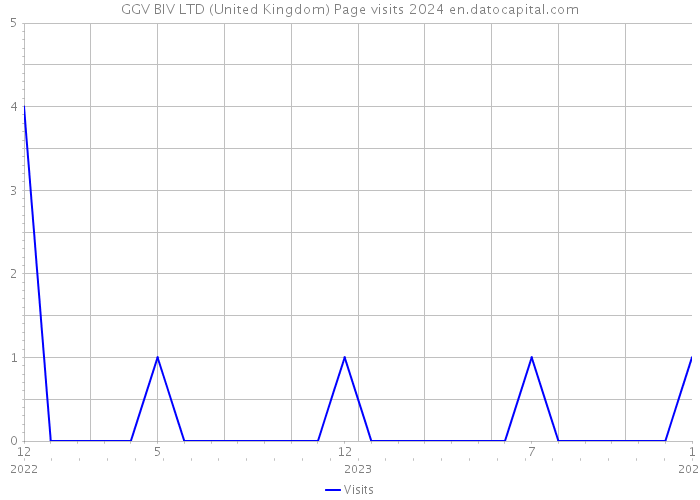 GGV BIV LTD (United Kingdom) Page visits 2024 