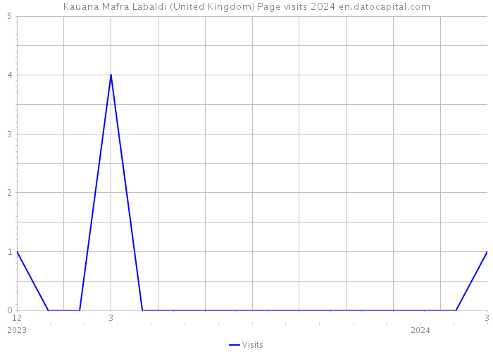 Kauana Mafra Labaldi (United Kingdom) Page visits 2024 