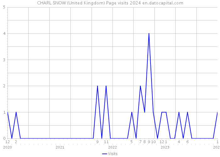 CHARL SNOW (United Kingdom) Page visits 2024 