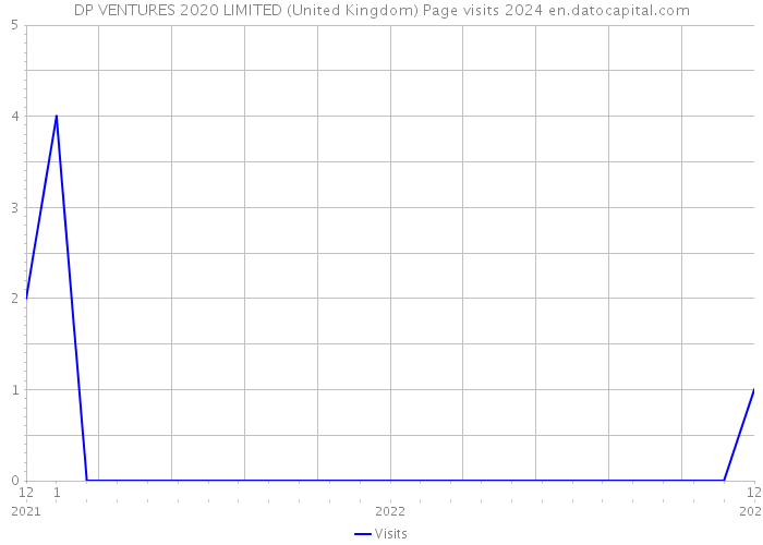 DP VENTURES 2020 LIMITED (United Kingdom) Page visits 2024 