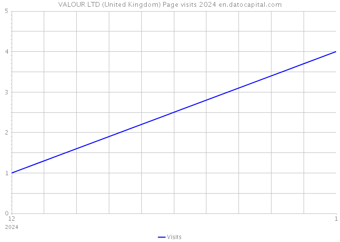 VALOUR LTD (United Kingdom) Page visits 2024 