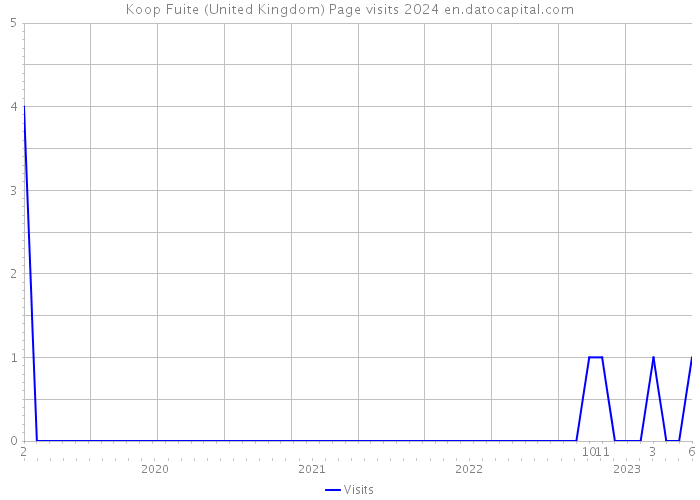 Koop Fuite (United Kingdom) Page visits 2024 