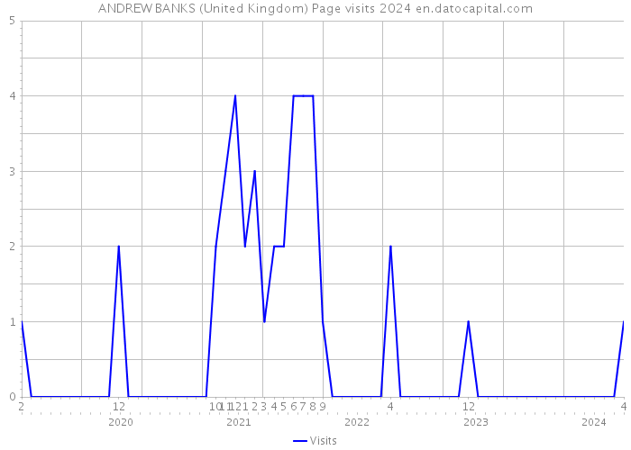 ANDREW BANKS (United Kingdom) Page visits 2024 