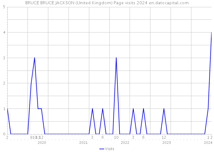 BRUCE BRUCE JACKSON (United Kingdom) Page visits 2024 
