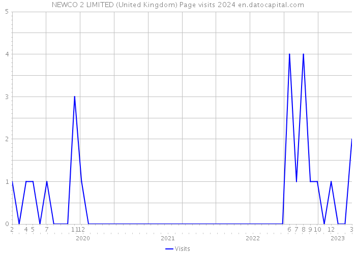 NEWCO 2 LIMITED (United Kingdom) Page visits 2024 